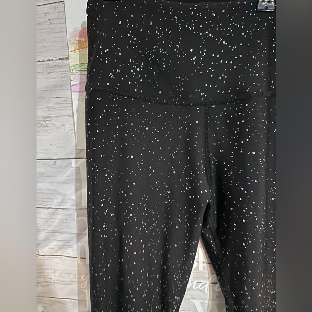 Beyond Yoga Alloy Ombre High Waisted Leggings in Black rainbow Speckle Size M - Picture 7 of 9